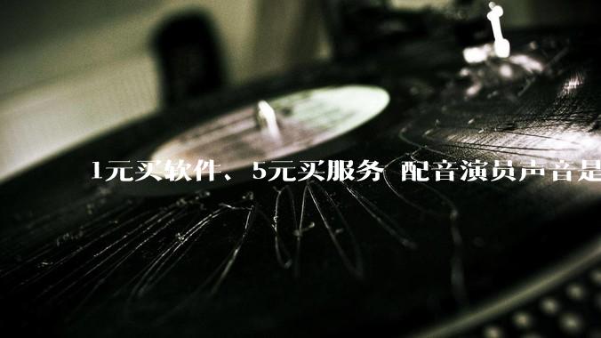 1元买软件、5元买服务 配音演员声音是如何被批量“偷走”的？_克隆_侵权_李龙滨